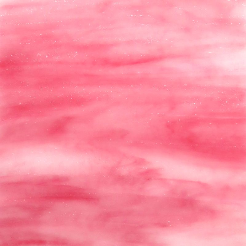 Plaque de Verre Rose Strié
