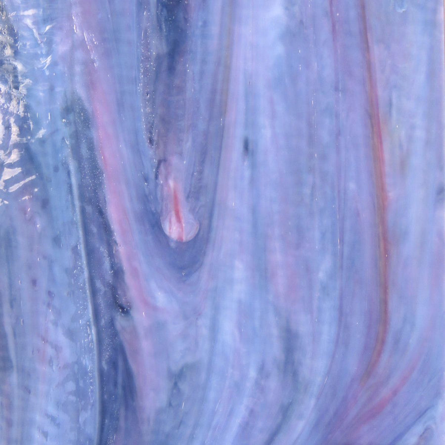 Plaque de Verre Lavande Magenta Ondulé