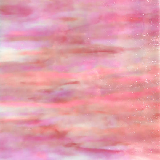 Płyta szklana różowa iryzująca