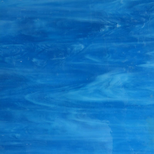 Glasplaat Diep Turkoois Gestreept