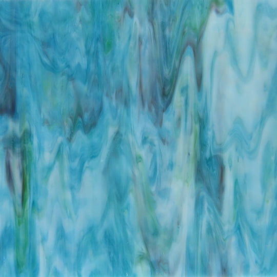 Glasplaat Water Wit Paars Gehamerd