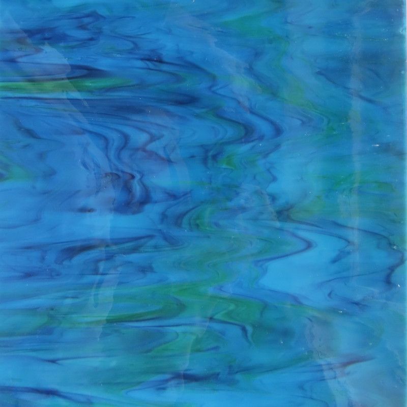 Szkło płytka Surfblauw