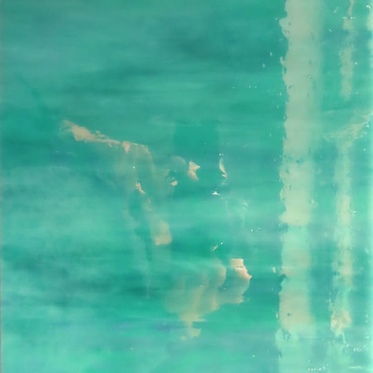 Płyta szklana  Jasny cyjan iryzujący