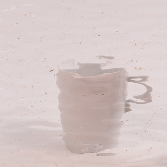 Płyta szklana Blush miękko falista