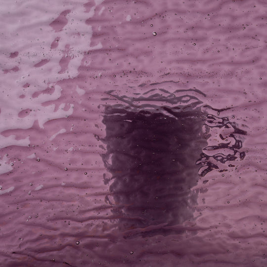 Glass Plate Violet Ripple