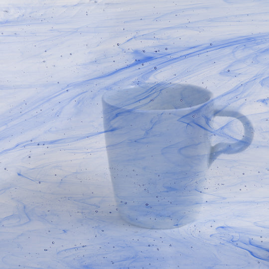 Glasplatte Hellblau Zart