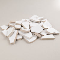 Ceramiczne puzzle białe