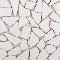 Ceramiczne puzzle białe
