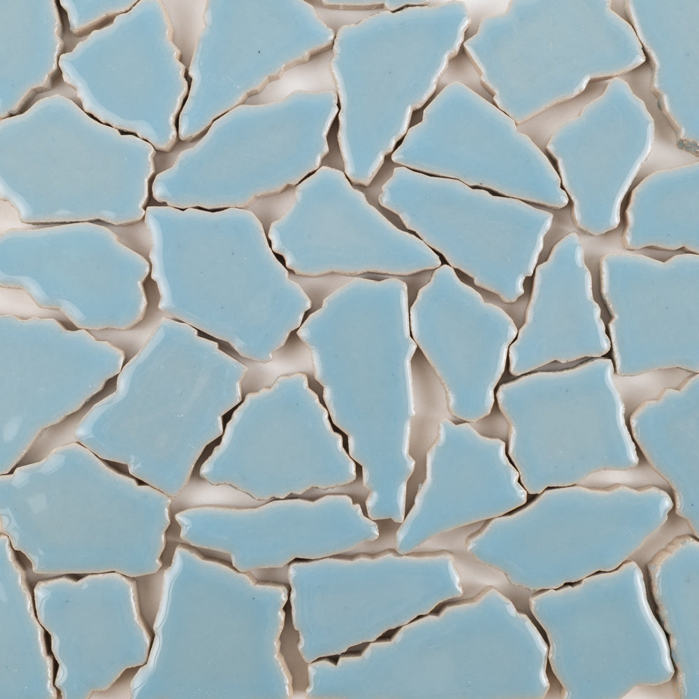 Ceramiczne puzzle białe