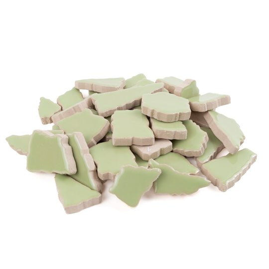 Ceramiczne puzzle białe