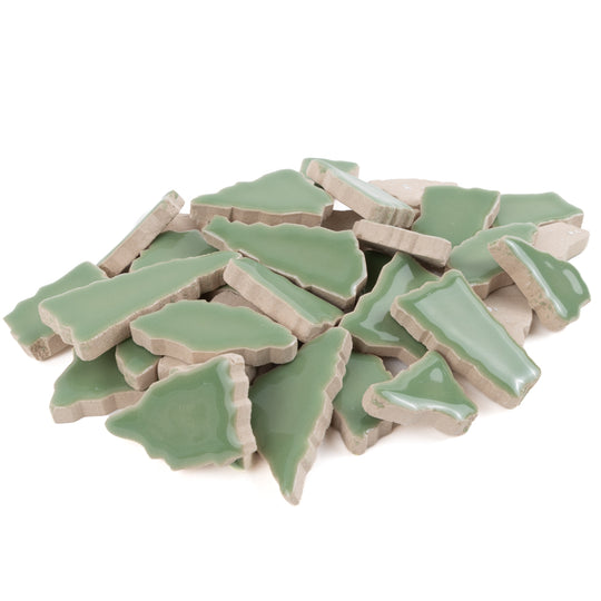 Ceramiczne puzzle białe