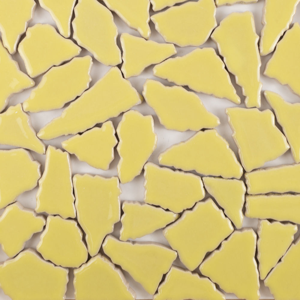 Ceramiczne puzzle białe