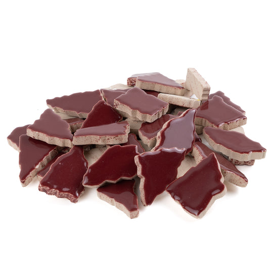 Ceramiczne puzzle białe