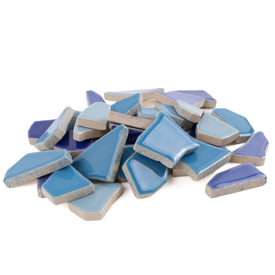 Ceramiczne puzzle białe