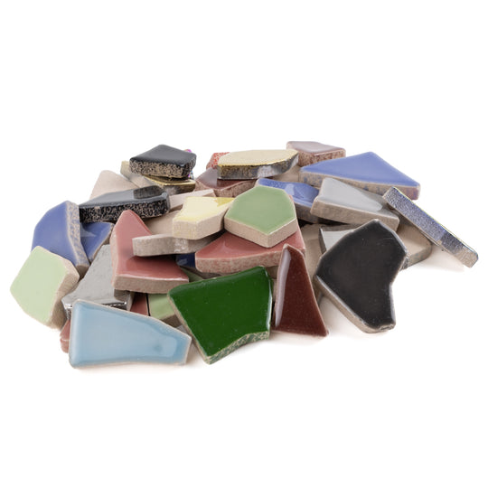 Ceramiczne puzzle białe