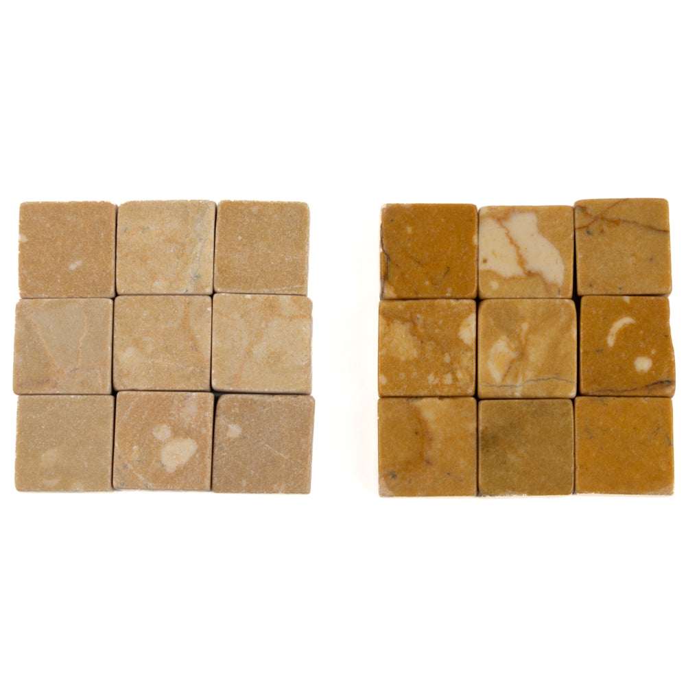 Marble 10x10mm  Jade Gold