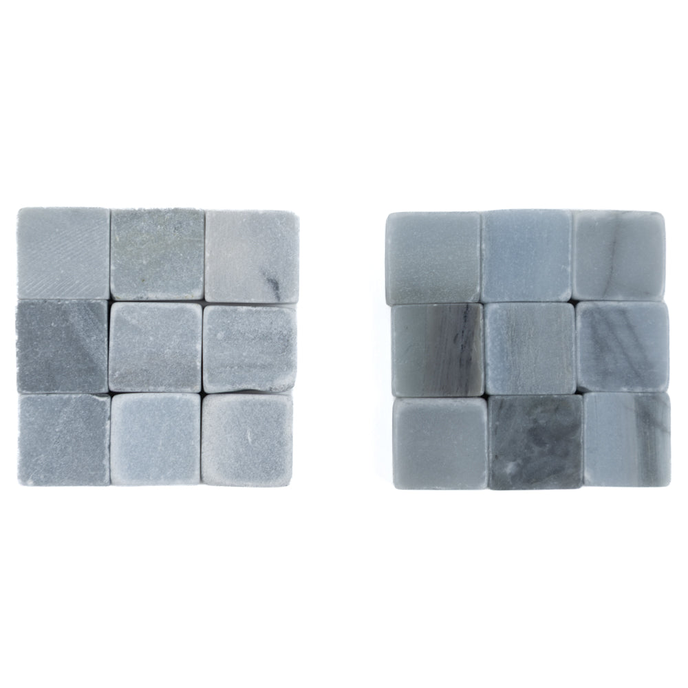 Marble 10x10mm  Linpi Blue