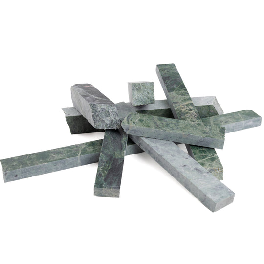 Marmurowe pręty XL Verde Jade