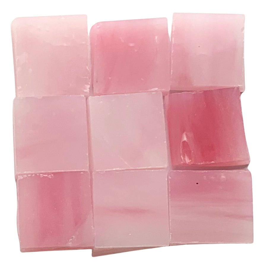 Glacier Tiffany Glass Mosaic 15mm Rose