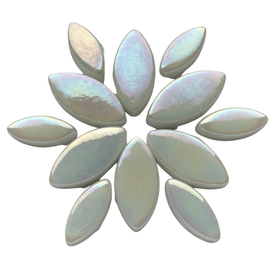 Ottoman Płatki Kwiatów Perłowo biały