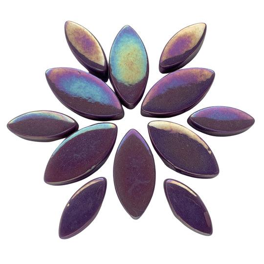 Ottoman Płatki Kwiatów Perłowo magenta