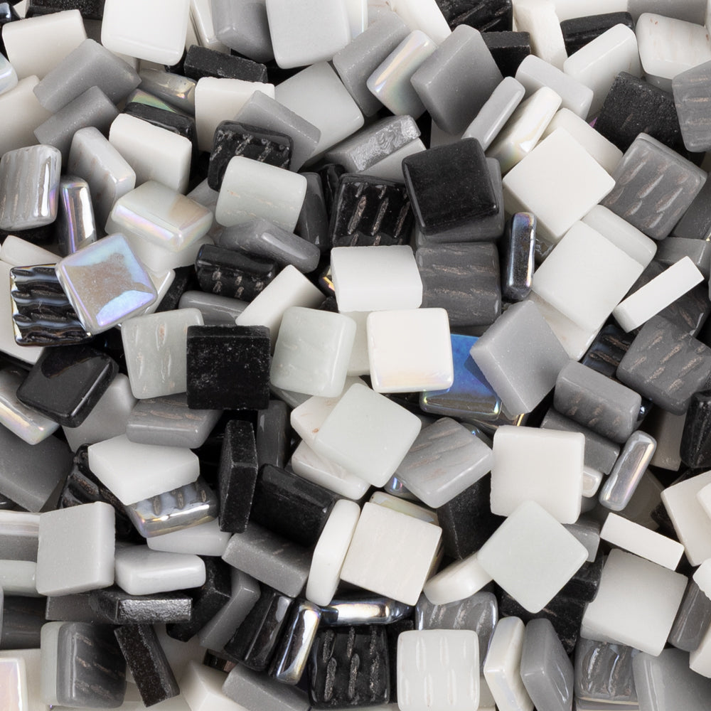 Ottoman 12mm Black-White Mix