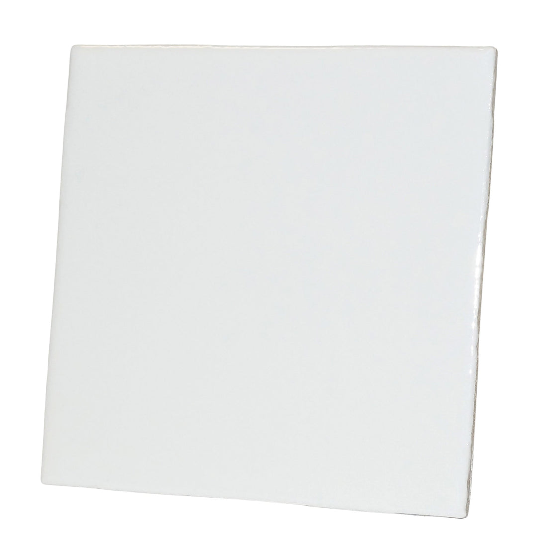 Porcelanowa płytka biała 10cm