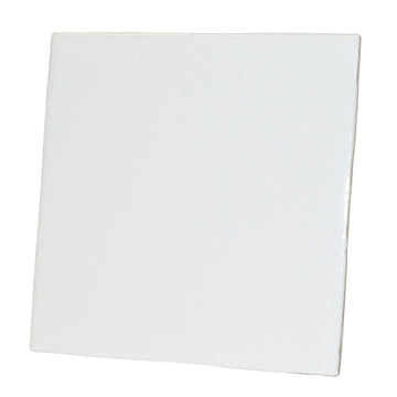 Porcelanowa płytka biała 10cm