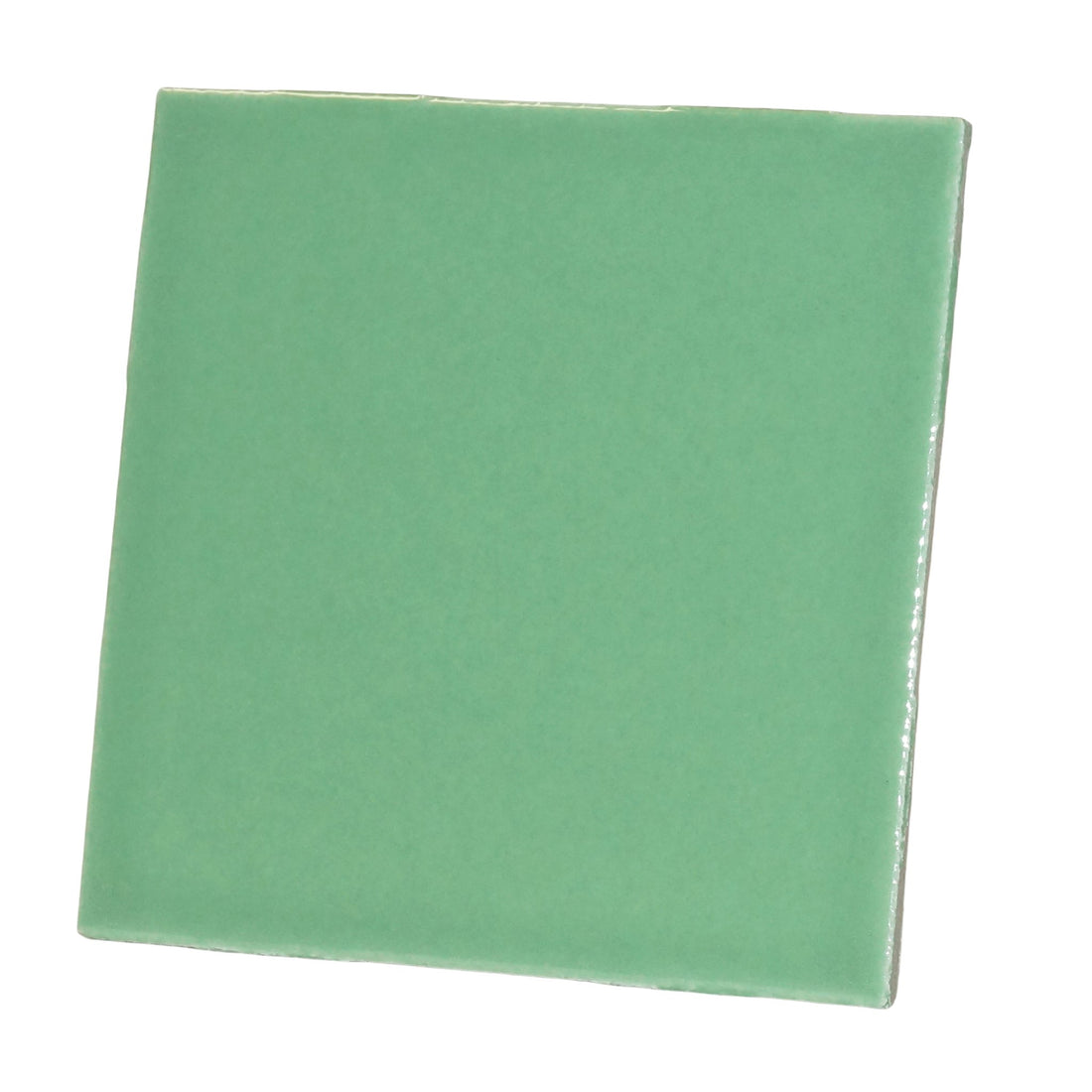 Porcelanowa płytka zielona 10cm
