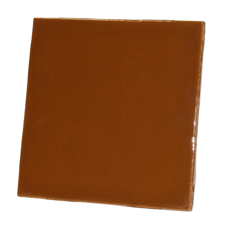 Płytka porcelanowa brązowa 10cm