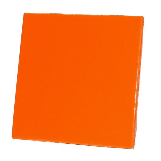 Płytka porcelanowa pomarańczowa 10 cm