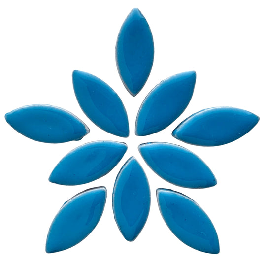 Ceramic Petals 25mm Blue
