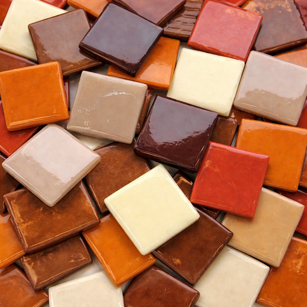 Fantasy Glas 25mm  Brauner Zucker