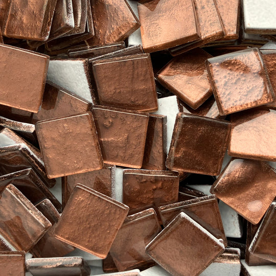 Pâte De Verre Cristal Ondulé 20mm Baie de Cacao