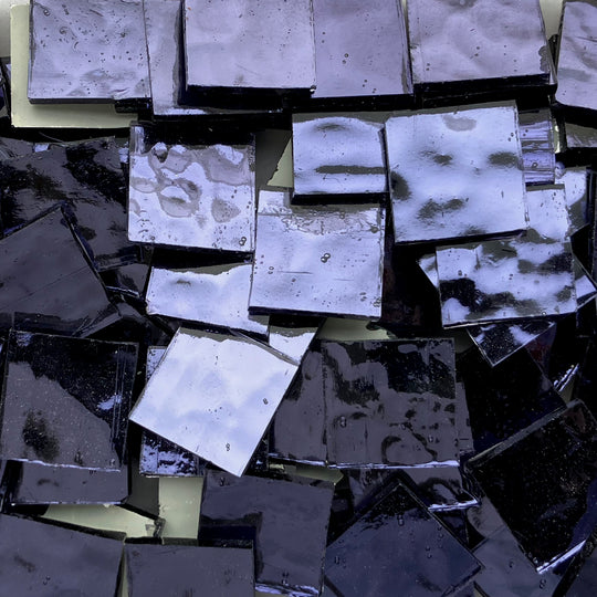 Lusterko 20mm Fioletowe Faliste