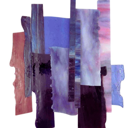 Odłamki szkła XL Fioletowe