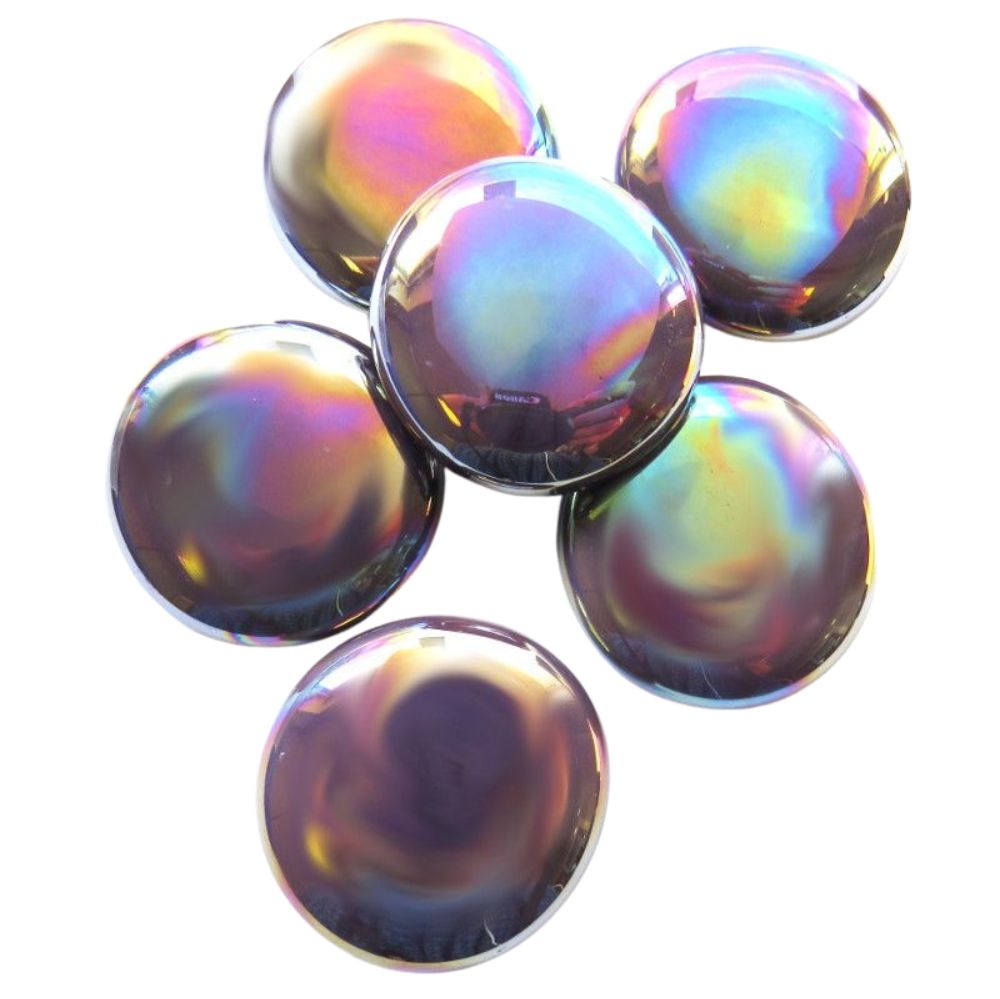 Billes de Verre XL 30-36mm Violet Irisée