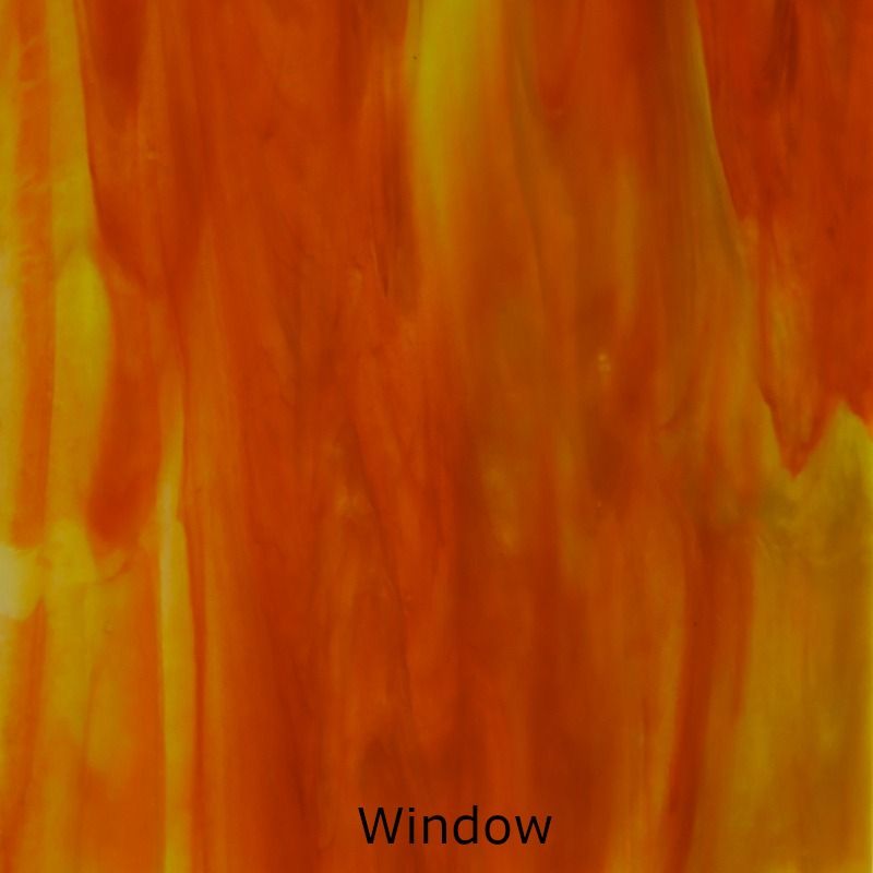 Glasplatte Dunkelorange Gelb