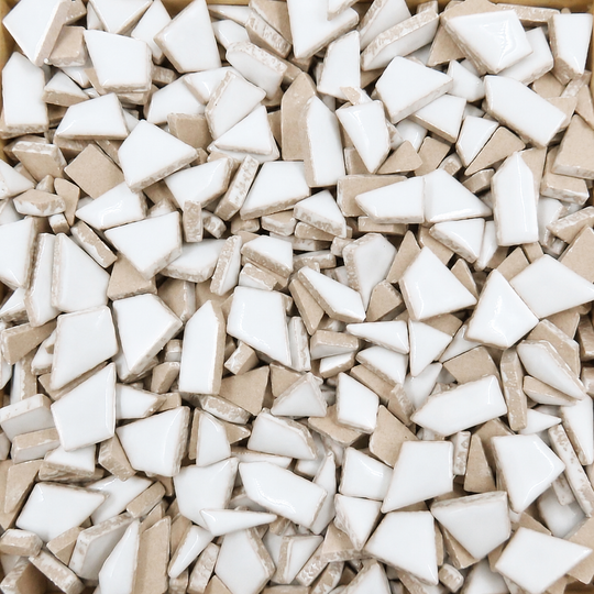 Mini Ceramic Puzzles White