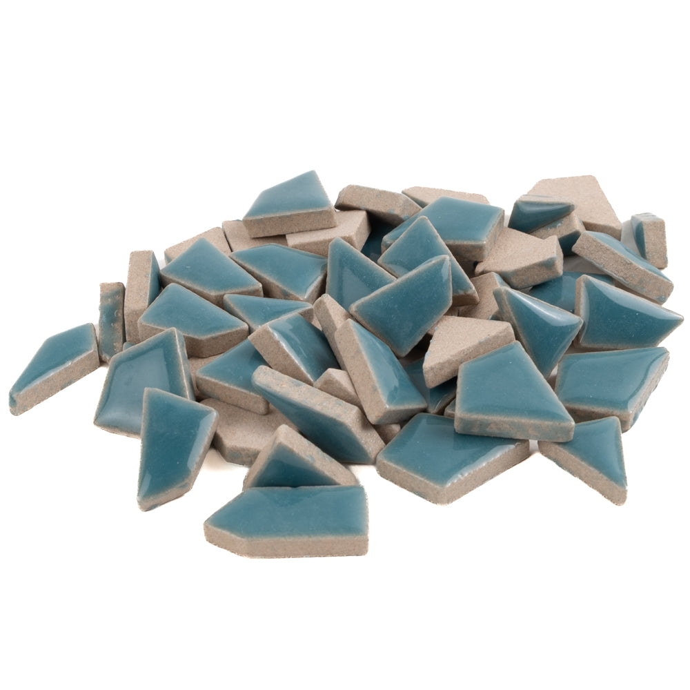 Mini Keramik-Puzzles Phthalogrün