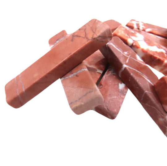 Marmurowe pręty zachód słońca czerwony