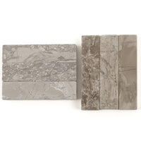 Baguettes en marbre à veinage bois gris