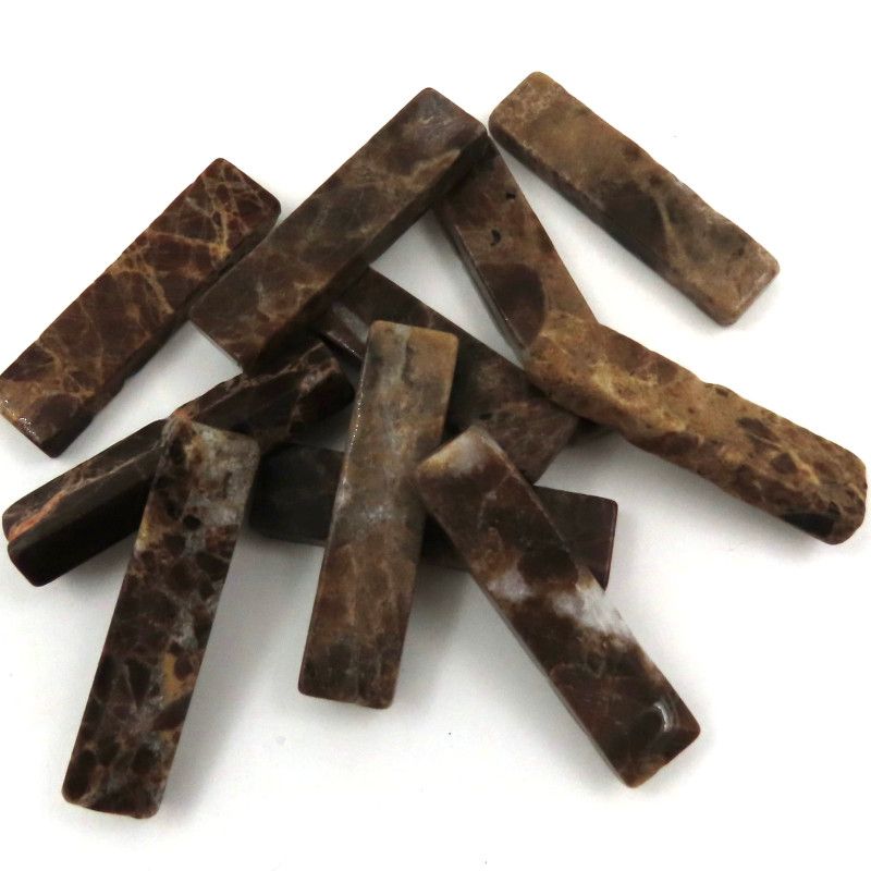Baguettes en marbre Brun Foncé
