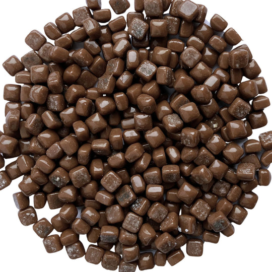 Mikro mozaika szklana 4,8mm ciepły brąz