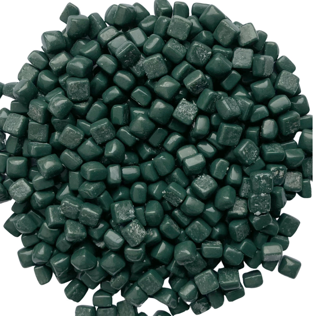 Mikro mozaika szklana 4,8mm ciemnozielona