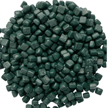 Mikro mozaika szklana 4,8mm ciemnozielona