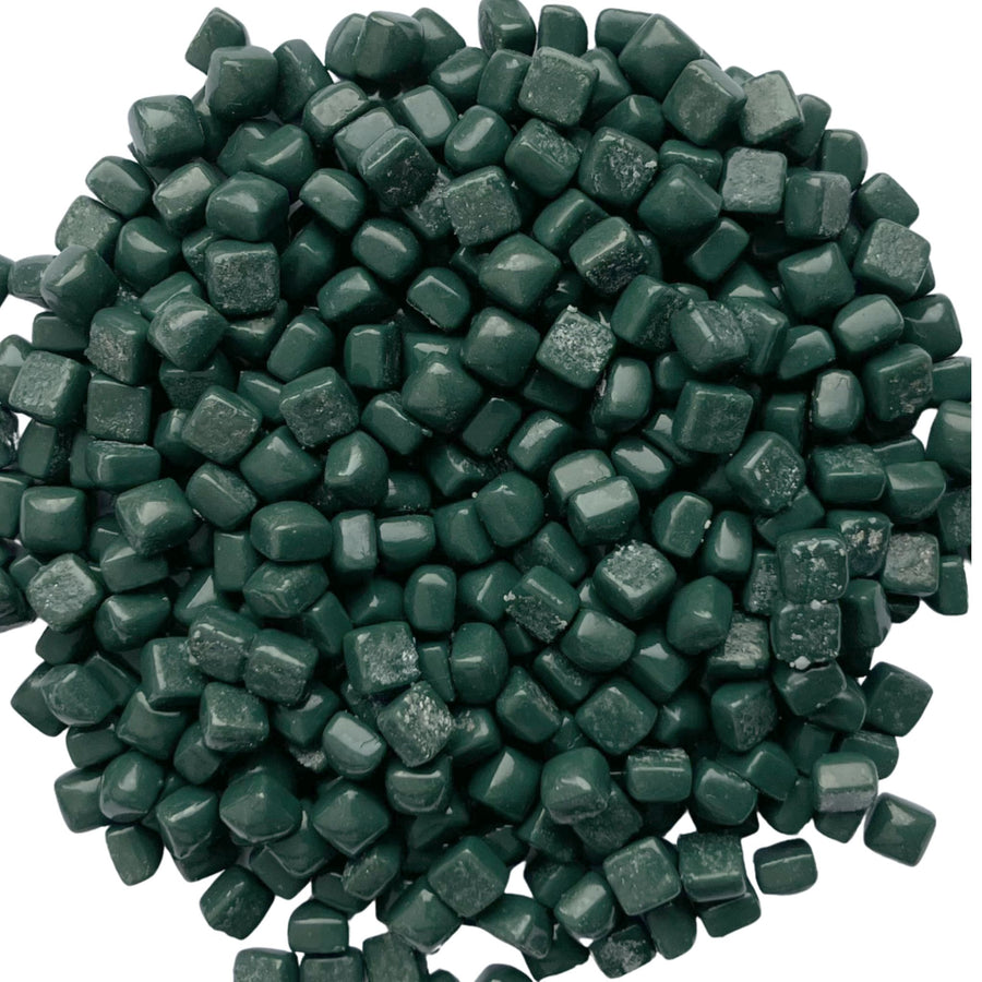 Mikro mozaika szklana 4,8mm ciemnozielona