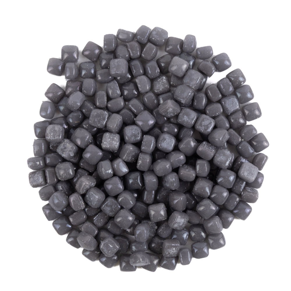 Mikro Glasmosaik 4,8mm Mörkgrå