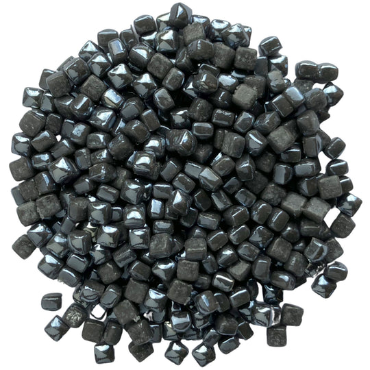 Mikro mozaika szklana 4,8mm perłowa węgiel drzewny