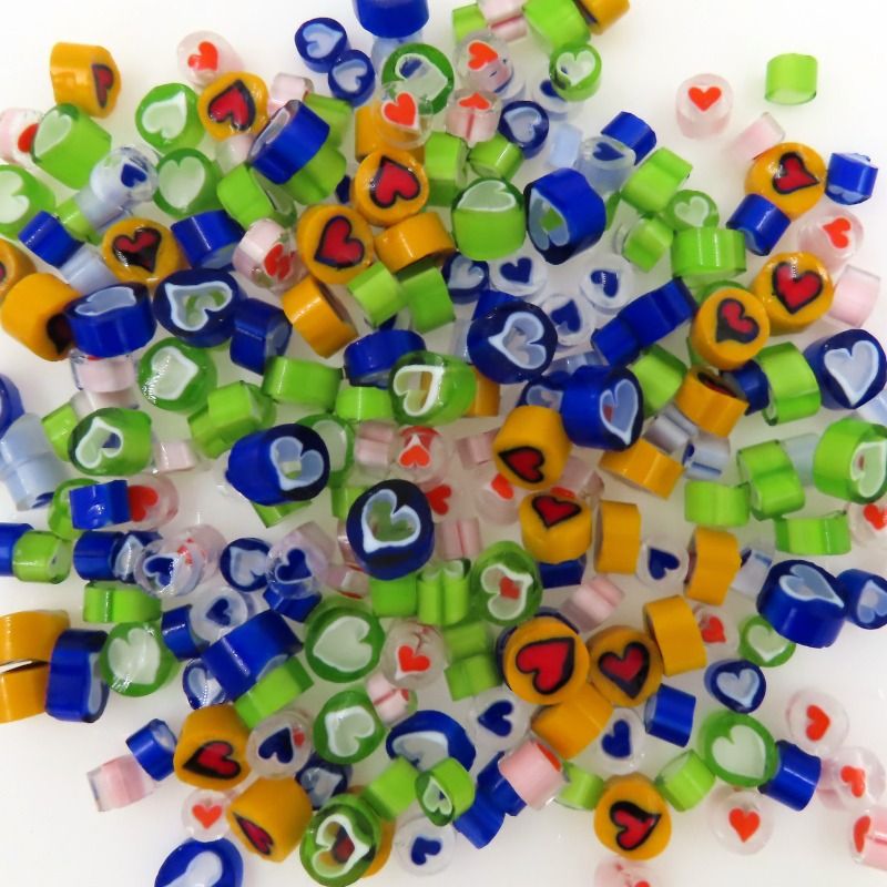 Millefiori Hearts